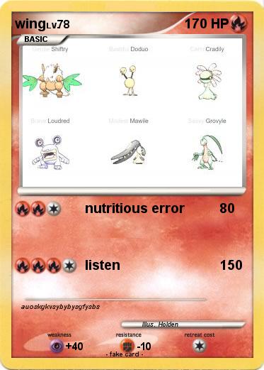 Pokemon wing