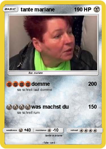 Pokemon tante mariane