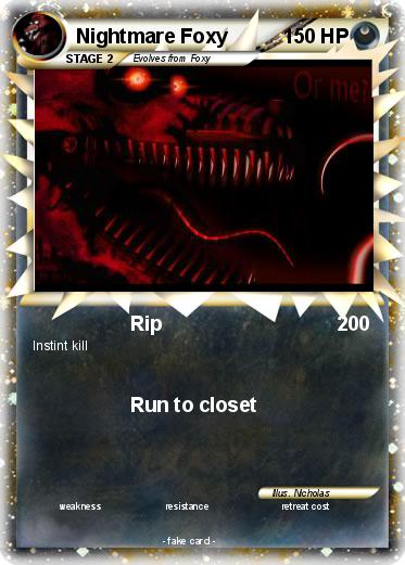 Pokemon Nightmare Foxy