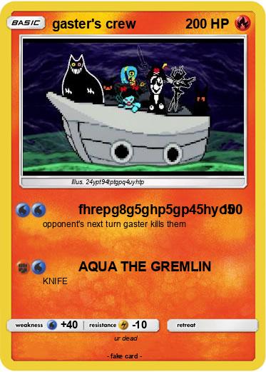 Pokemon gaster's crew