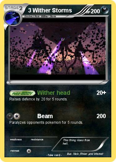 Pokemon 3 Wither Storms