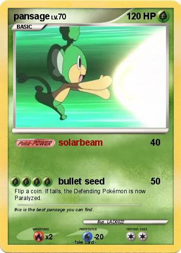 Pokemon pansage