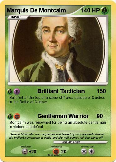 Pokemon Marquis De Montcalm