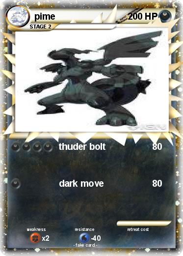 Pokemon pime