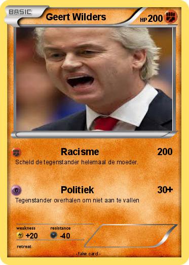 Pokemon Geert Wilders