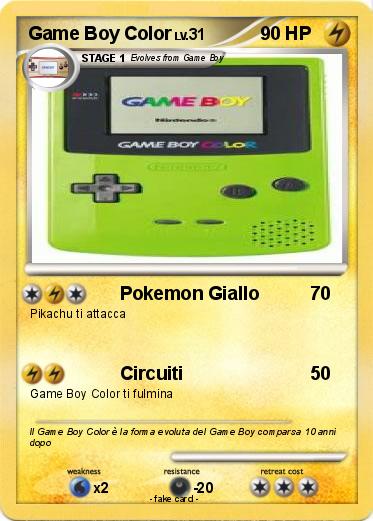 Pokemon Game Boy Color