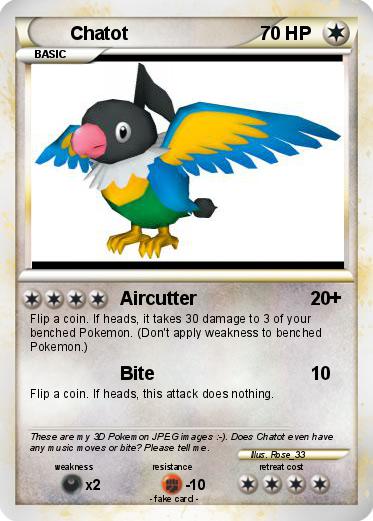 Pokemon Chatot