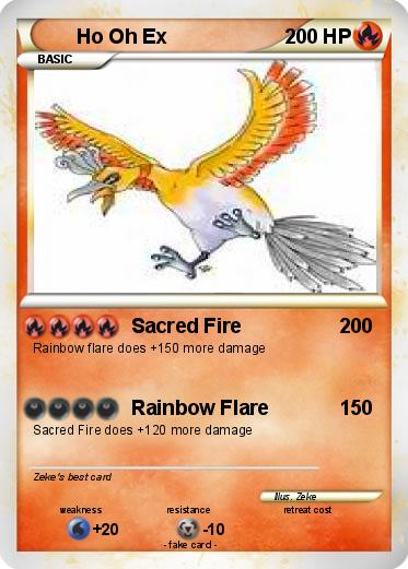 Pokemon Ho Oh Ex