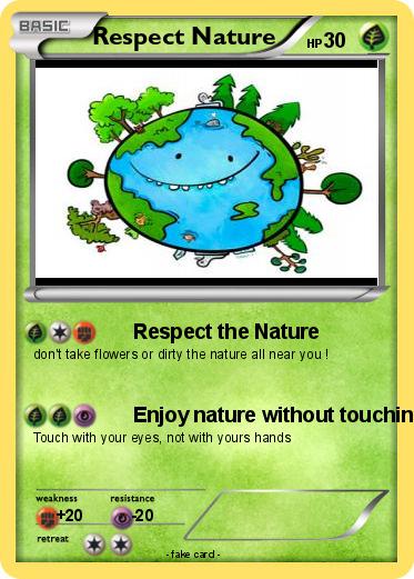 Pokemon Respect Nature