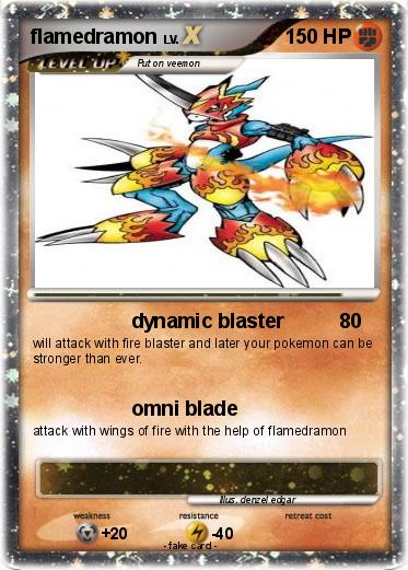 Pokemon flamedramon