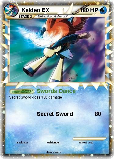 Pokemon Keldeo EX