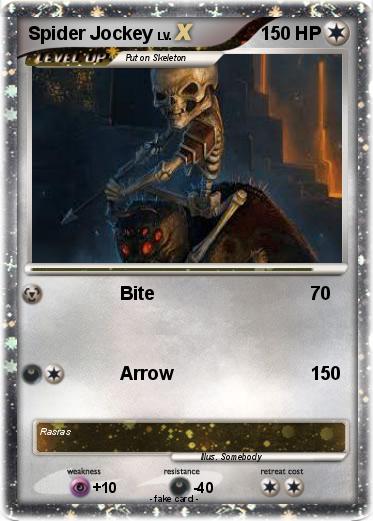 Pokemon Spider Jockey