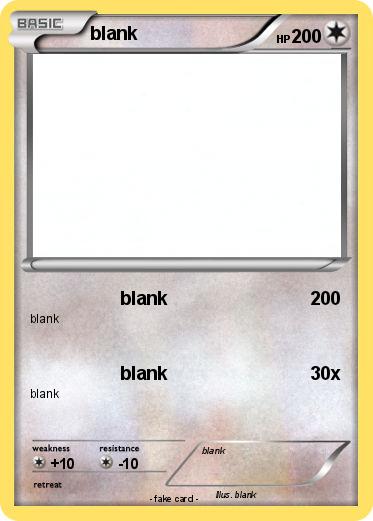 Pokemon blank