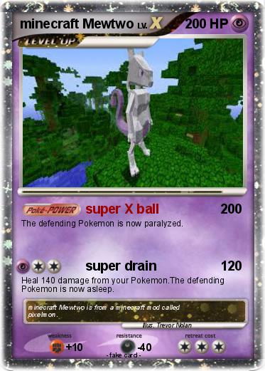 Pokemon minecraft Mewtwo