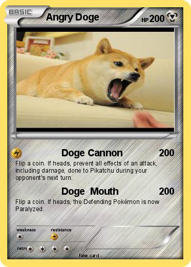 Pokemon Angry Doge