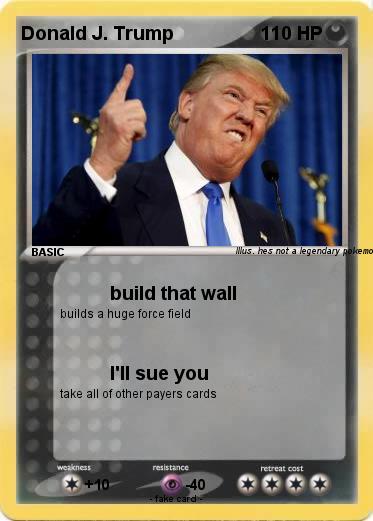 Pokemon Donald J. Trump