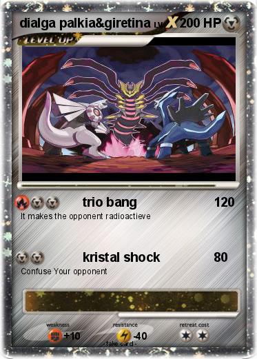 Pokemon dialga palkia&giretina