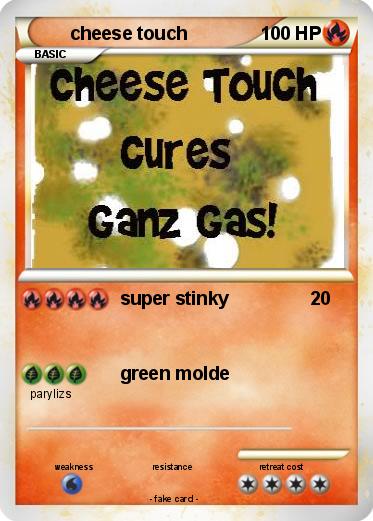 Pokemon cheese touch