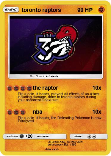 Pokemon toronto raptors