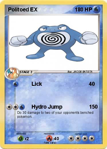Pokemon Politoed EX