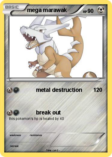 Pokemon mega marawak