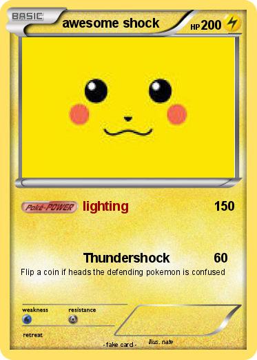 Pokemon awesome shock
