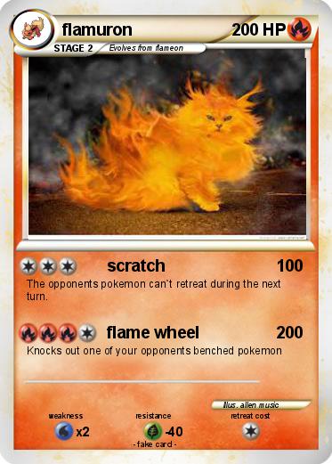 Pokemon flamuron