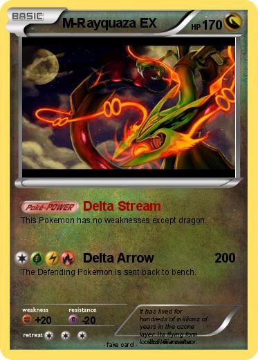 Pokemon M-Rayquaza EX