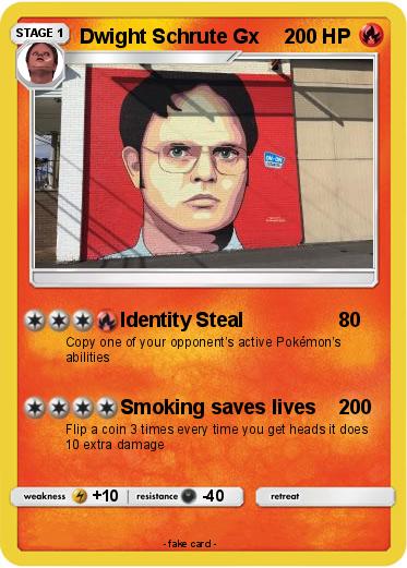 Pokemon Dwight Schrute Gx