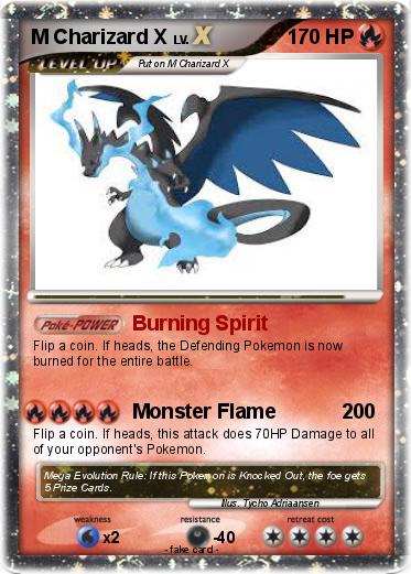 Pokemon M Charizard X