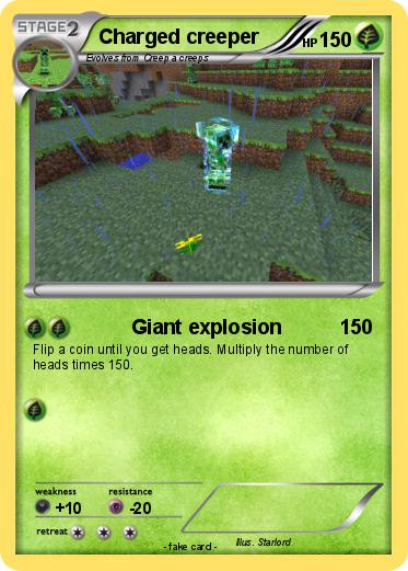 Pokemon Charged creeper