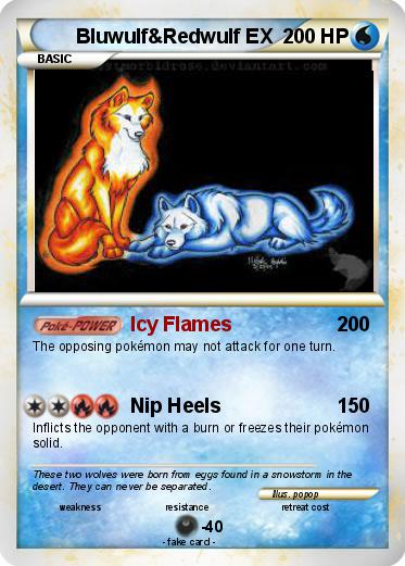 Pokemon Bluwulf&Redwulf EX