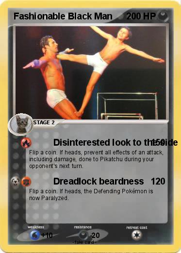 Pokemon Fashionable Black Man