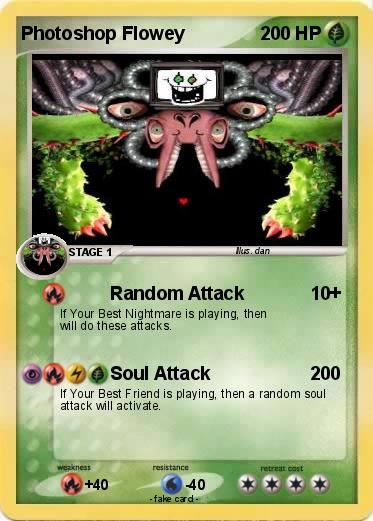 Pokemon Photoshop Flowey