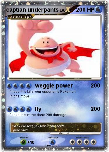 Pokemon captian underpants