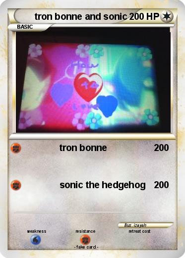 Pokemon tron bonne and sonic