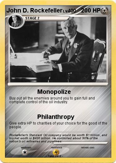 Pokemon John D. Rockefeller
