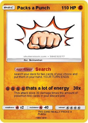 Pokemon Packs a Punch