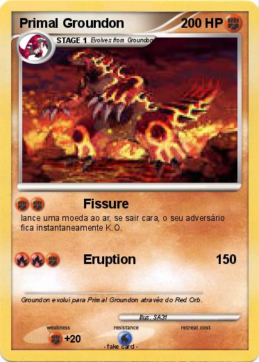 Pokemon Primal Groundon