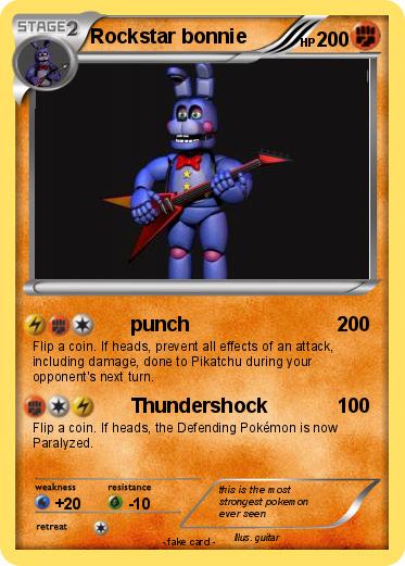 Pokemon Rockstar bonnie