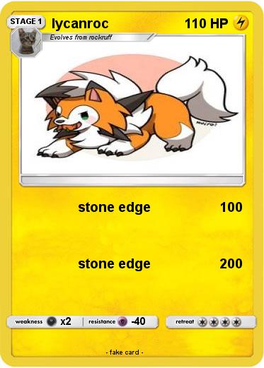 Pokemon lycanroc