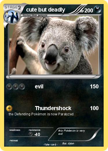 Pokemon cute but deadly