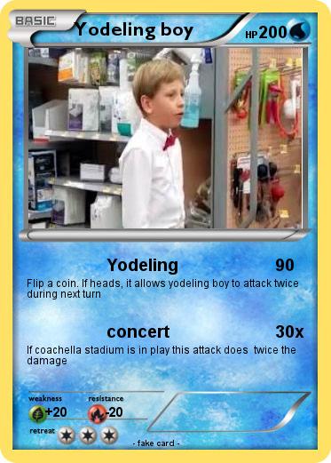Pokemon Yodeling boy