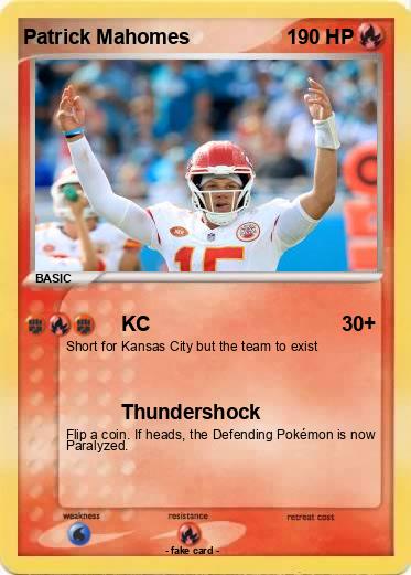 Pokemon Patrick Mahomes