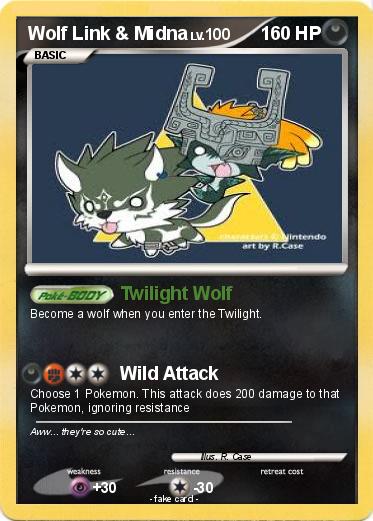 Pokemon Wolf Link & Midna