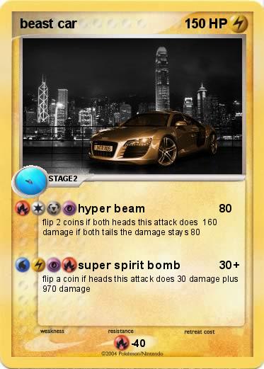 Pokemon beast car