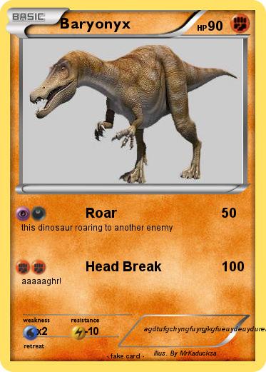 Pokemon Baryonyx