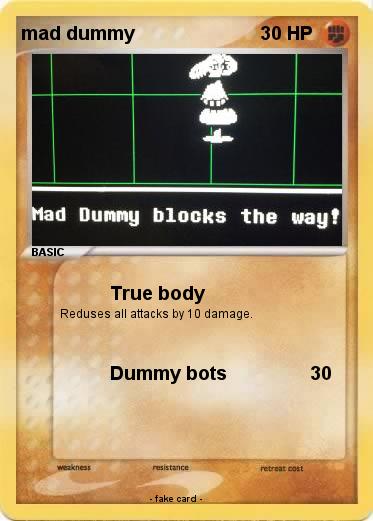 Pokemon mad dummy