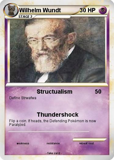 Pokemon Wilhelm Wundt