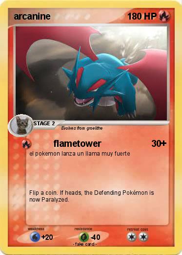 Pokemon arcanine